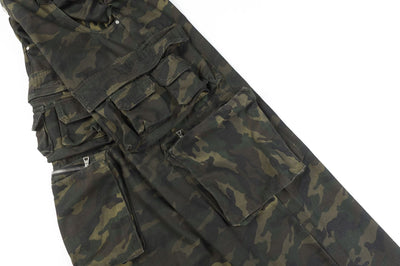 Pantalón de Trabajo Camuflaje Americana Cintura Alta Pierna Ancha - Image 27