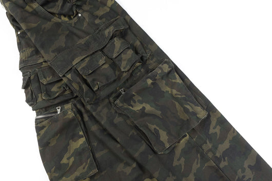 Pantalón de Trabajo Camuflaje Americana Cintura Alta Pierna Ancha - Image 27