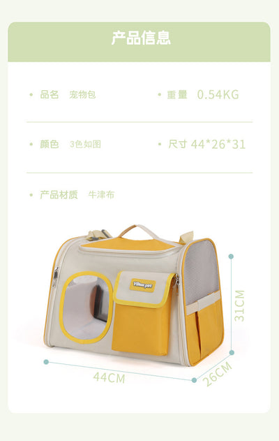 Bolsa de Gato Gran Capacidad - Mochila Cruzada Portátil y Ligera - Image 12