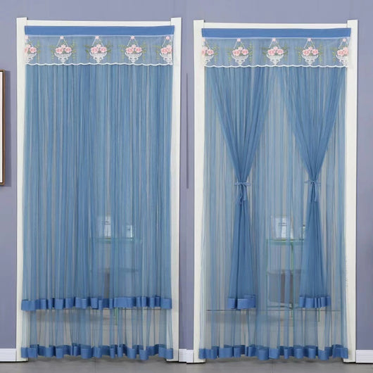 Cortina de Malla Antimosquitos sin Perforaciones - Tela Decorativa para Todas las Estaciones - Image 29