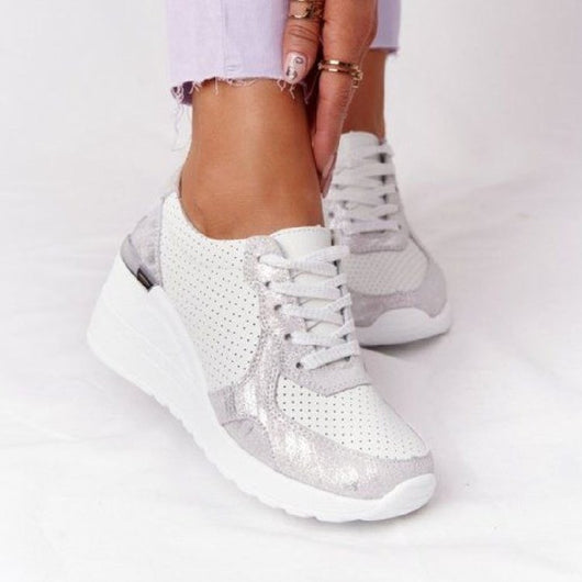 Zapatos Deportivos Plataforma Dad Shoes Talla Grande Mujer - Image 29