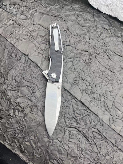 Cuchillo Plegable de Supervivencia con Mango de Fibra de Nylon - Image 9