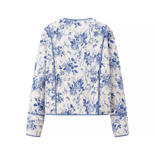 Chaqueta de Algodón Estampada Suelta y Ligera - Image 15