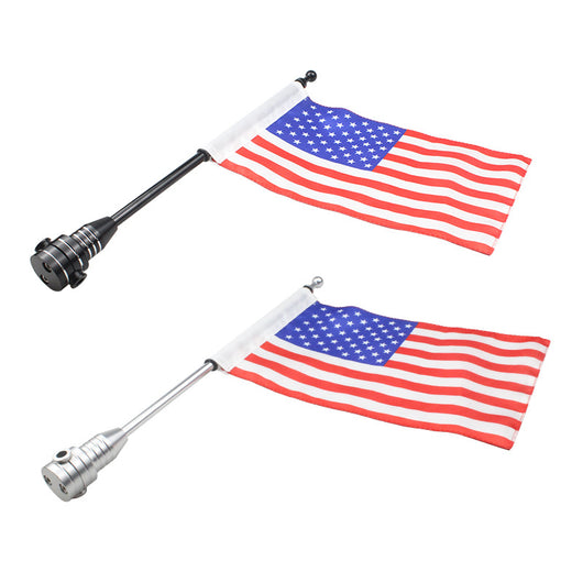 Portaequipaje Trasero para Motocicleta con Bandera Americana - Image 9