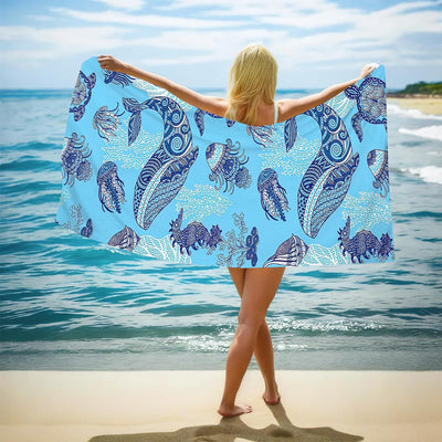 Toalla de Playa Bohemia Estampada - Absorbente y Versátil - Image 86
