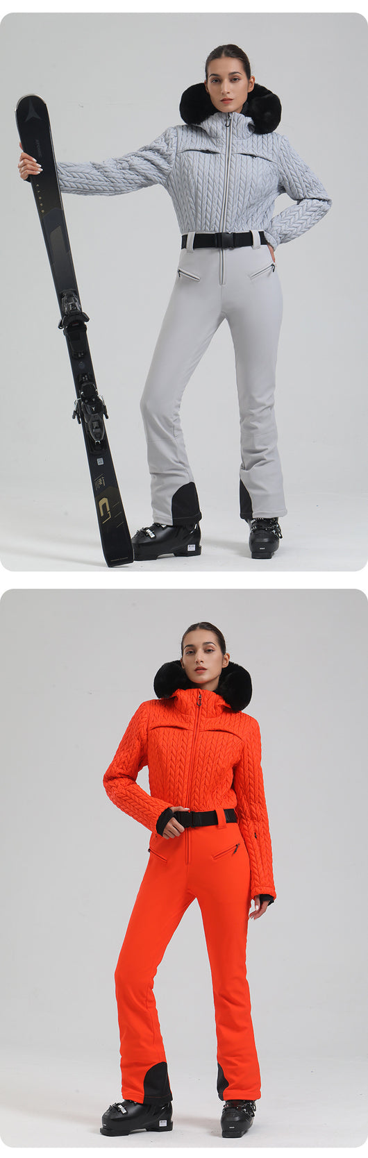Traje de Esquí Profesional Impermeable para Mujer con Doble Tablero - Image 15