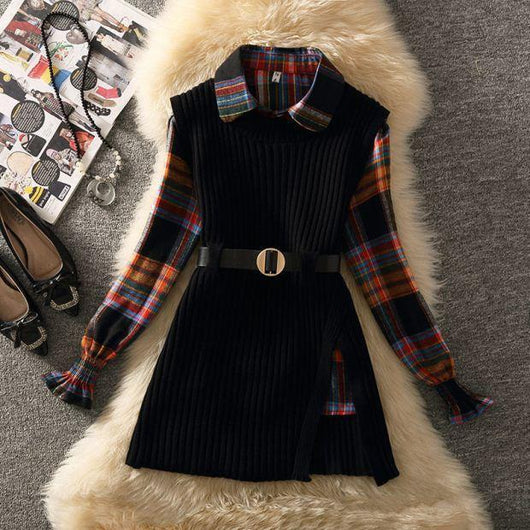 Conjunto Dos Piezas: Suéter con Cuello Polo para Mujer - Image 21
