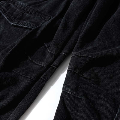 Pantalón Cargo Denim Lavado Industrial con Múltiples Bolsillos - Image 13