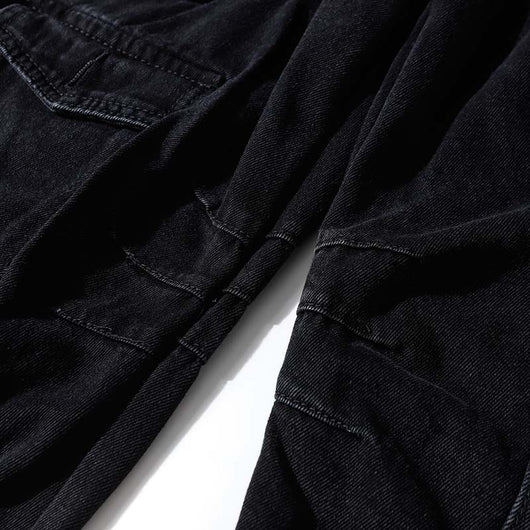 Pantalón Cargo Denim Lavado Industrial con Múltiples Bolsillos - Image 13