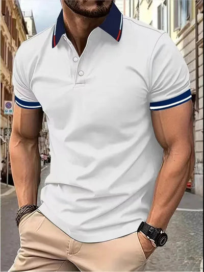 Camiseta Casual de Manga Corta para Hombre - Diseño Versátil - Image 21