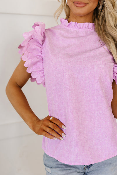Blusa de Gasa con Volantes en las Mangas - Image 20
