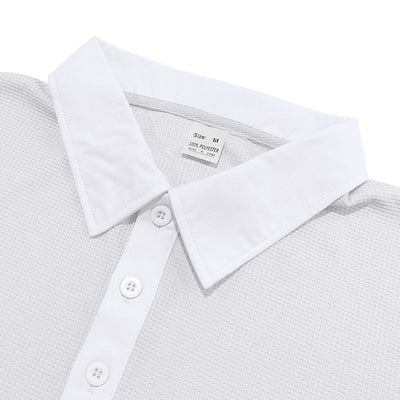 Polo Casual de Manga Larga Slim Fit con Textura Waffle - Image 22