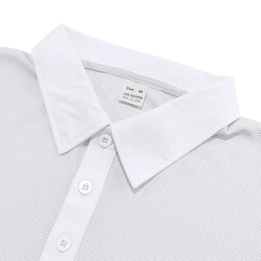 Polo Casual de Manga Larga Slim Fit con Textura Waffle - Image 22
