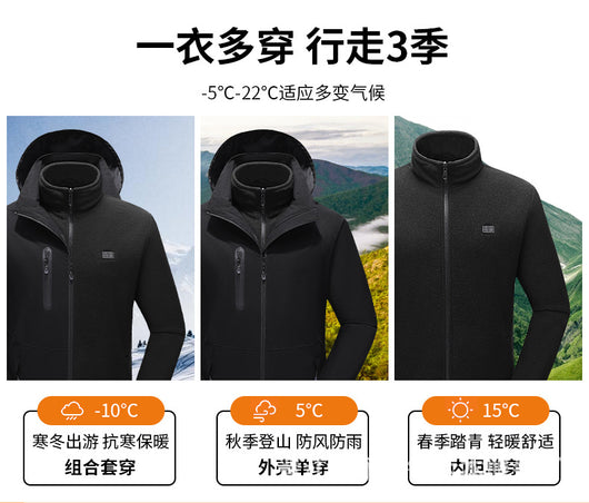 Chaqueta Térmica Inteligente Dual Zone para Montaña y Expediciones en Frío Extremo - Image 16