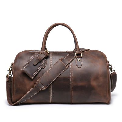Bolsa de Viaje Portátil para Hombre en Cuero Genuino Estilo Retro - Image 46