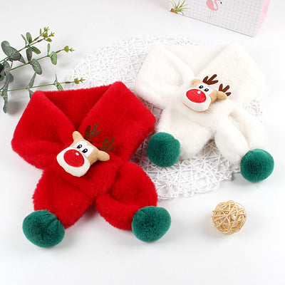 Babero Navideño Infantil con Pelaje Sintético de Conejo - Diseño Cartoon Unisex - Image 32