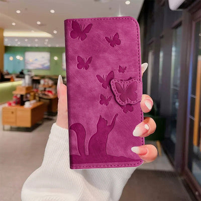 Funda de Cuero para Celular con Mariposa en Relieve - Image 27