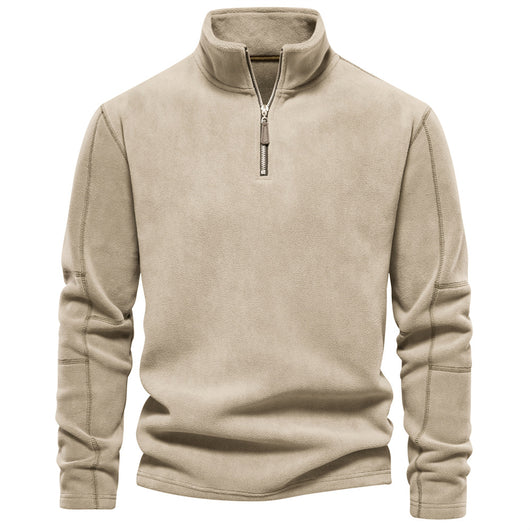 Sudadera Deportiva para Hombre con Cuello Alto y Cierre de Medio Zip - Image 16