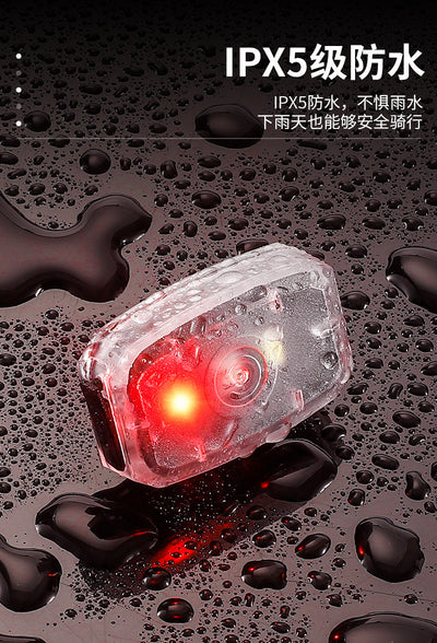 Luz Trasera Bicolor para Bicicleta - Faro de Advertencia Nocturno Compacto - Image 19