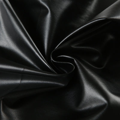 Calentador de Pierna Cuero Negro con Hebilla Metal Punk - Image 35