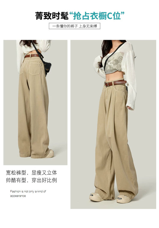Pantalones Rectos de Tiro Alto para Mujeres Petite - Image 31