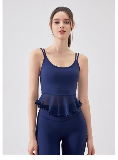 Top Deportivo Yoga con Encaje Espalda Descubierta - Tela Respirable Fanxin Air Sense - Image 11