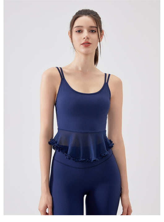 Top Deportivo Yoga con Encaje Espalda Descubierta - Tela Respirable Fanxin Air Sense - Image 11