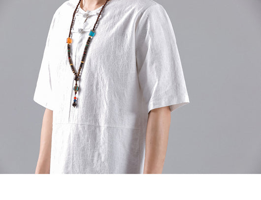 Camiseta Retro Jacquard Cuello Redondo para Hombre - Image 27