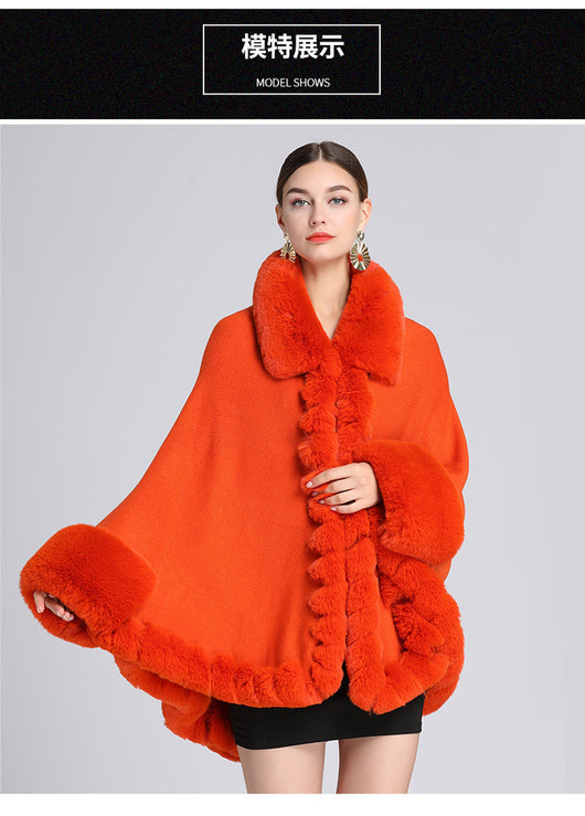 Capa Chal de Punto con Cuello de Conejo Rex - Image 16