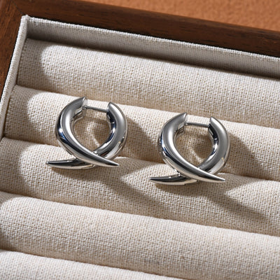 Aros de Cruz en Oro Blanco y Cobre - Diseño Personalizado de Carácter Único - Image 19