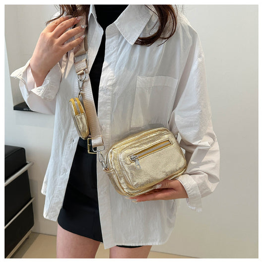 Bolsa Crossbody Cuadrada Estilo Occidental con Correa Ancha - Práctica y Elegante - Image 15