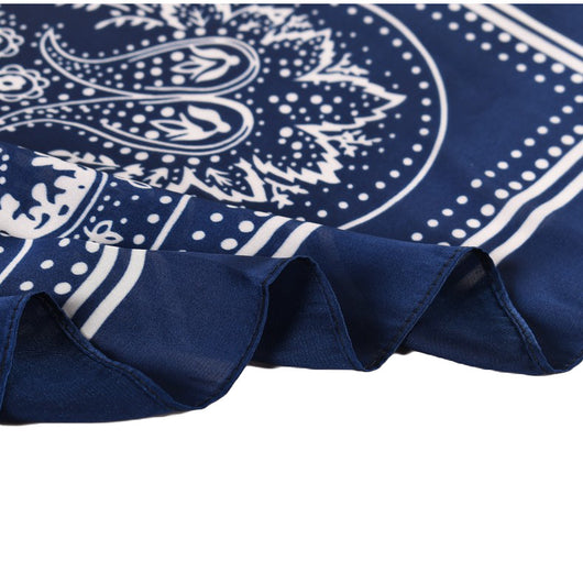 Pañuelo de Satén con Estampado Floral Vintage Paisley - Image 28