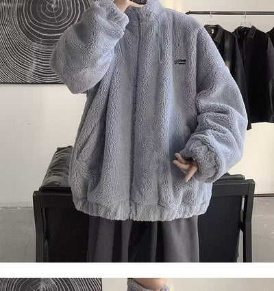 Abrigo Casual Holgado para Hombre Otoño Invierno con Forro Polar Acolchado - Image 11