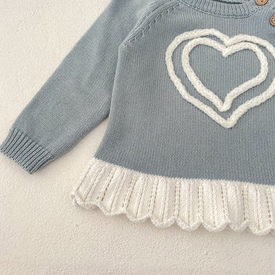 Conjunto de Crochet para Bebé Niña - Blusa Manga Larga y Pantalón Acampanado de Algodón - Image 19