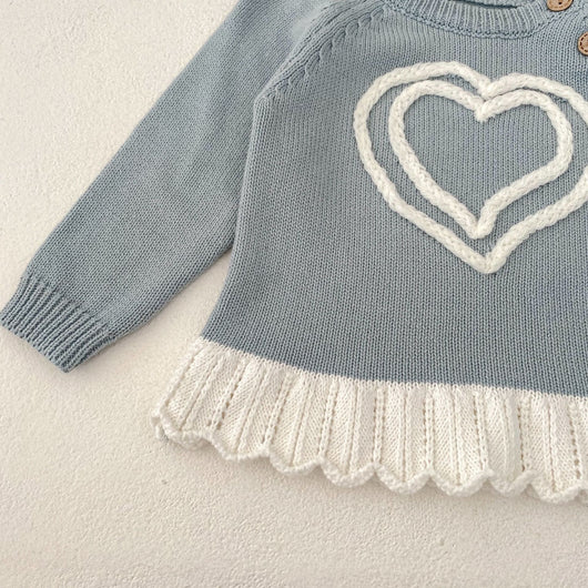 Conjunto de Crochet para Bebé Niña - Blusa Manga Larga y Pantalón Acampanado de Algodón - Image 19