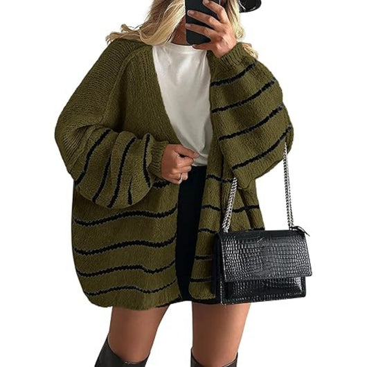 Abrigo Suéter Tejido Casual para Mujer - Image 53