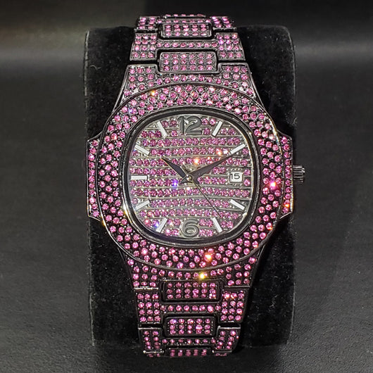 Reloj Hip Hop Diamantes Completos Rap Bling - Image 28
