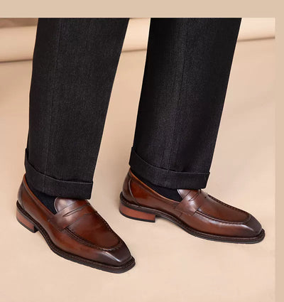 Zapatos Casuales de Cuero Genuino para Hombre - Outdoor - Image 37