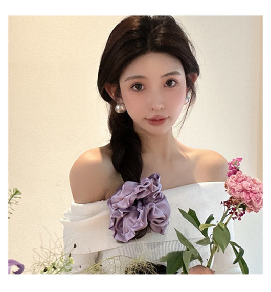 Aro Plisado Oversized Estilo Ballet Coreano para el Cabello - Image 14