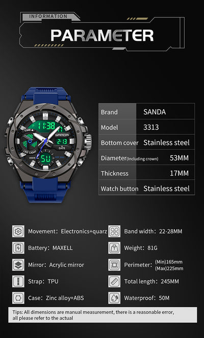 Reloj Multifuncional para Hombre de Moda Contemporánea - Image 32