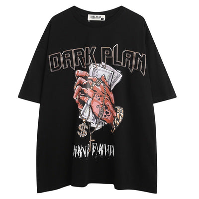 Playera Hip Hop Cuello Redondo Manga Corta Casual - Image 18
