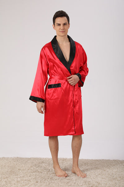 Pijama de Seda para Hombre - Conjunto Shorts y Camiseta - Image 13