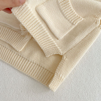 Chaleco Cardigan Tejido para Niños con Borlas - Image 50