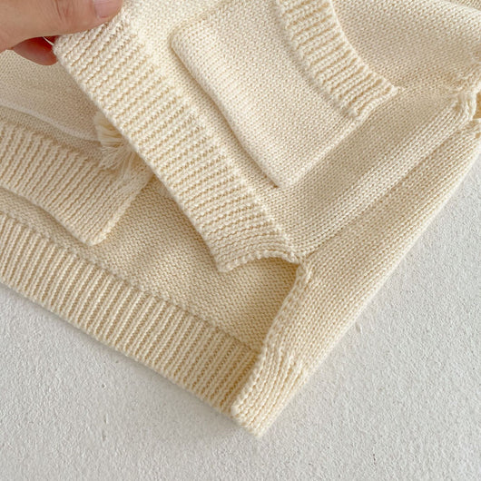 Chaleco Cardigan Tejido para Niños con Borlas - Image 50