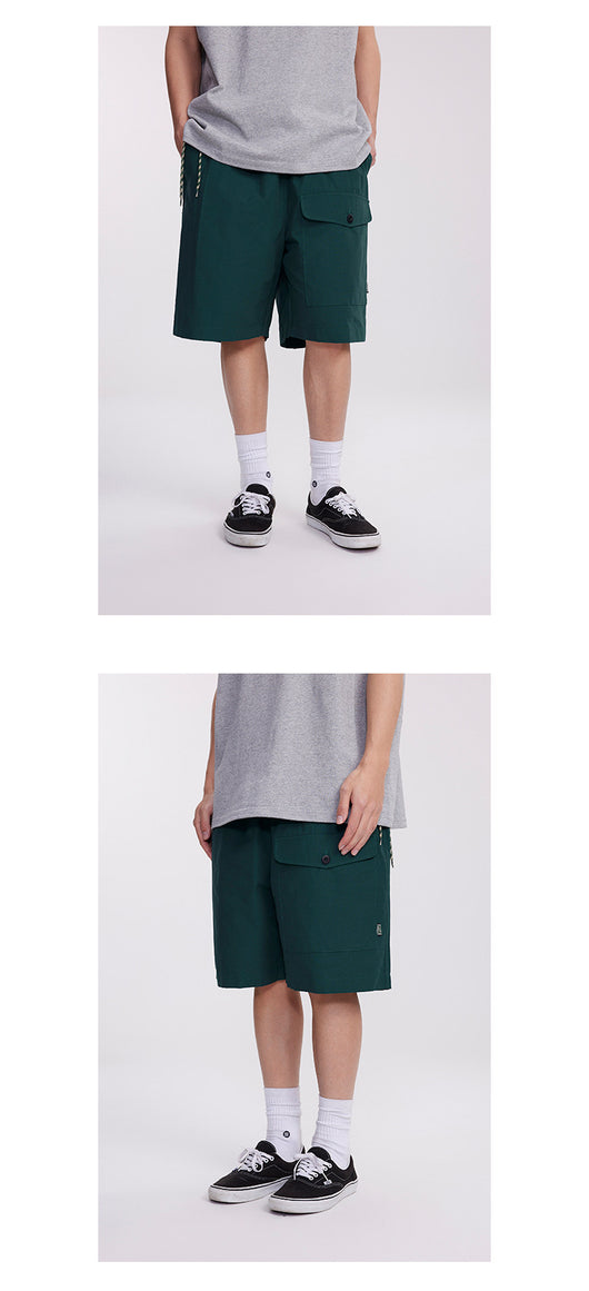 Shorts para Hombre con Bolsillos Laterales y Cintas de Ajuste - Image 9