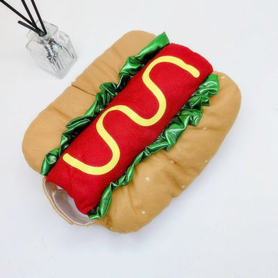 Disfraz Cálido para Mascotas - Hot Dog, Hamburguesa y Carnaval Navideño - Image 12