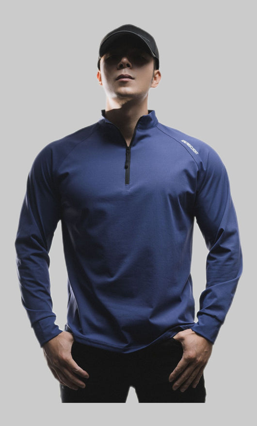Suéter Deportivo Casual de Algodón con Cuello Redondo y Media Solapa - Image 17