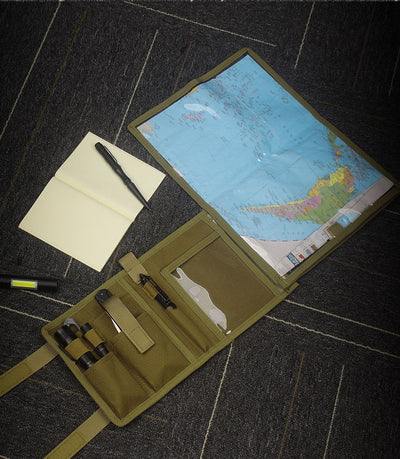Estuche Táctico Impermeable con Bolsillo para Mapas - Camuflaje Oxford - Image 20