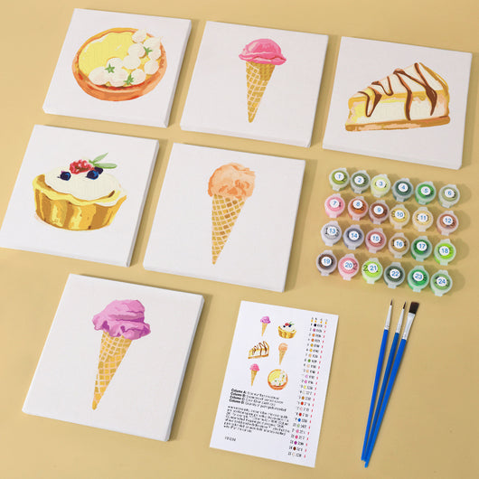 Kit de Pintura al Óleo Miniatura DIY - Paisajes y Flores para Principiantes - Image 28