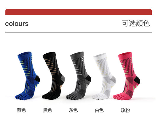 Calcetines Deportivos Five-Finger Antideslizantes para Maratón - Image 22